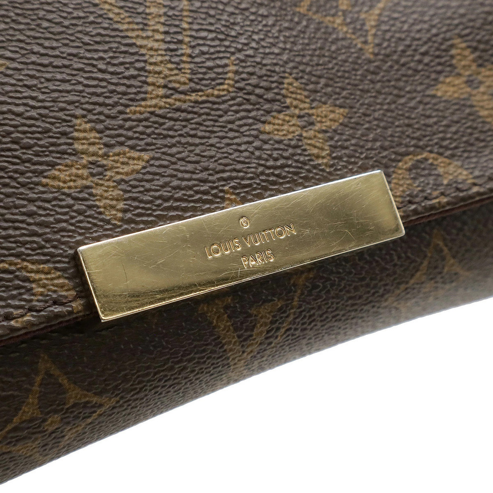 Louis Vuitton Favorite Bag Pouch Clutch Monogram Strap Accessory Shoulder Brown - Picture 4 of 9